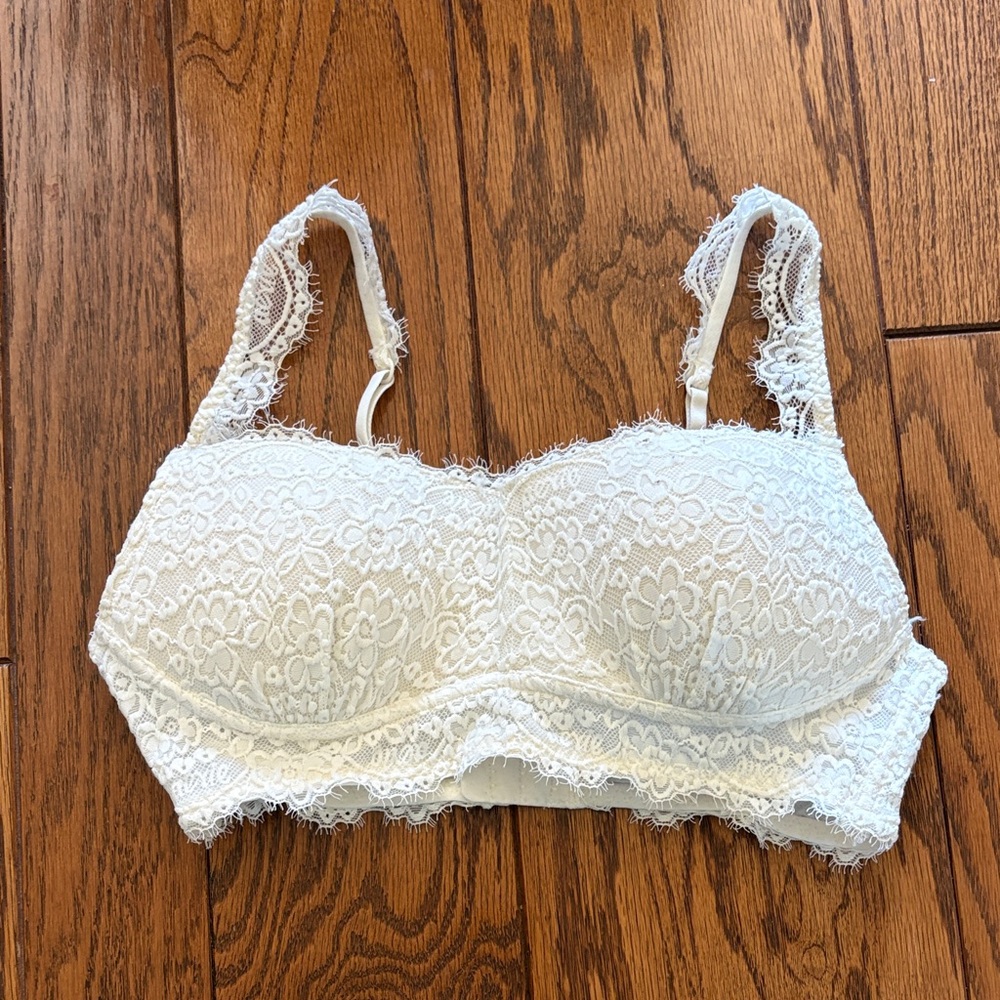 Aerie White Lace Bralette